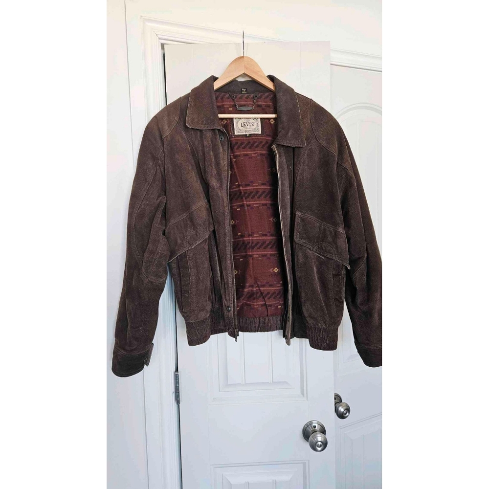 Vintage Levis Leather Bomber